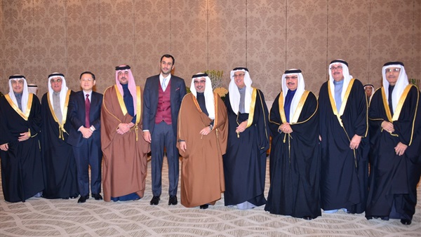 سمو ولي العهد يشرِّف حفل زفاف عبدالله نبيل الحمر — لقطة ١٤