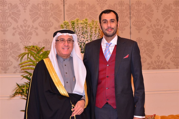 سمو ولي العهد يشرِّف حفل زفاف عبدالله نبيل الحمر — لقطة ١٣